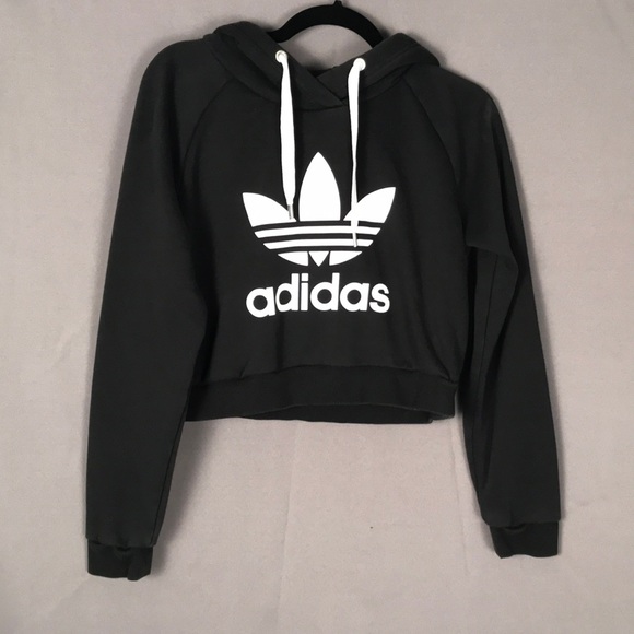 adidas Tops - Adidas Cropped Hoodie
